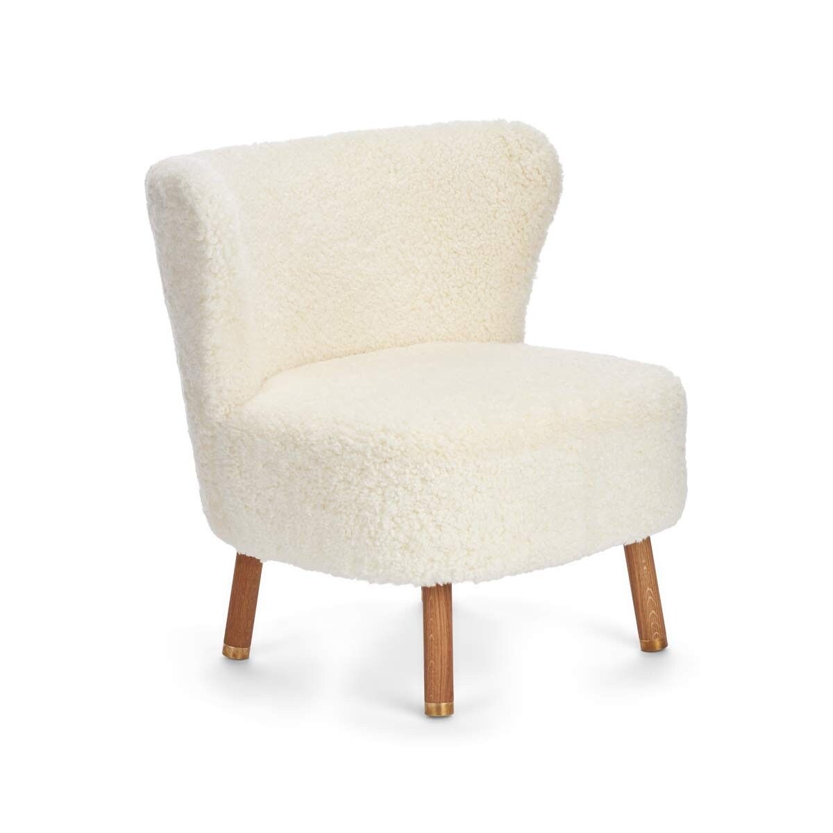 Emil Lounge Chair | Mässing | Korn