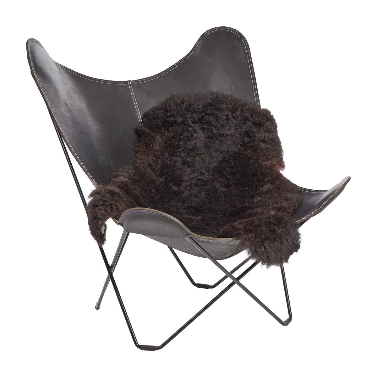 Lammskinn | Korthårig | Island | 120+x60 cm