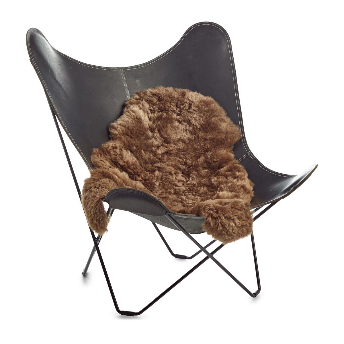 Lammskinn | Korthårig | Island | 100-120x60 cm