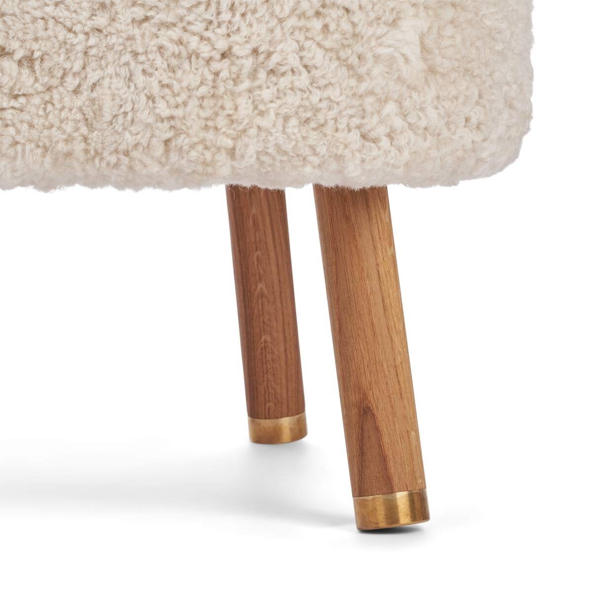 Emil Lounge Chair | Mässing | Korn
