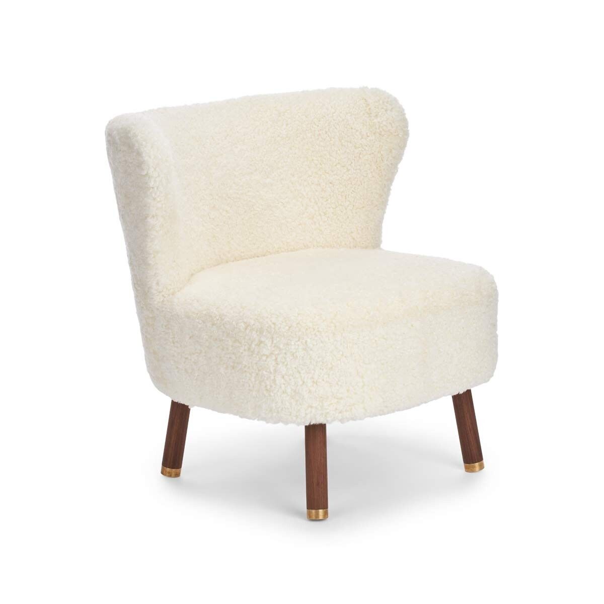 Emil Lounge Chair | Mässing | Korn