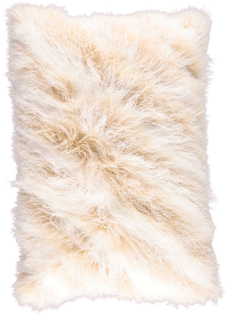 Lammskinnskudde | Lockigt | Tibet | 60x90 cm