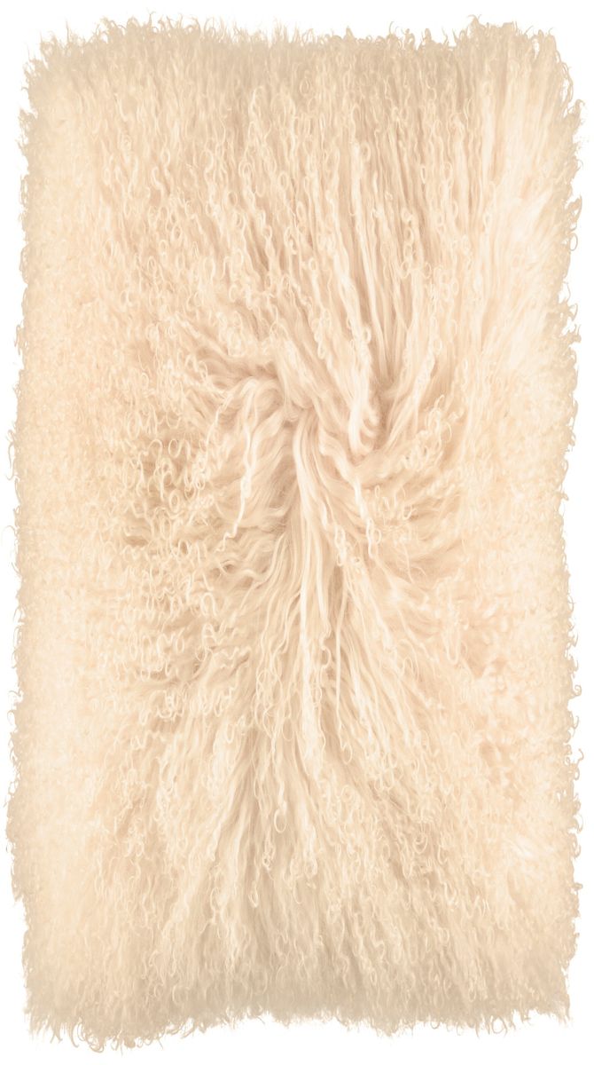 Lambsky kuddar krullade 28x56 cm