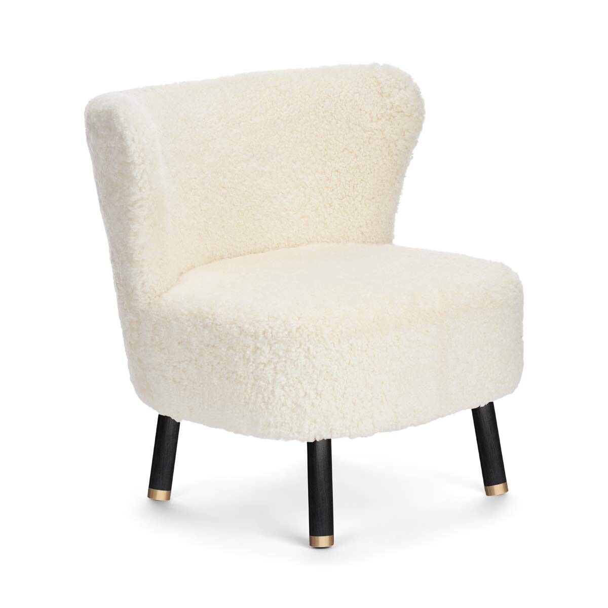 Emil Lounge Chair | Mässing | Korn