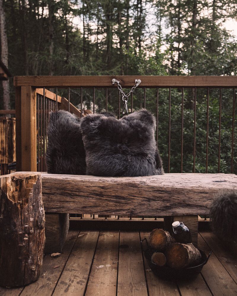 Lammskinnskudde | Långhårig | Nya Zeeland | Dubbelsidig | 45x45 cm