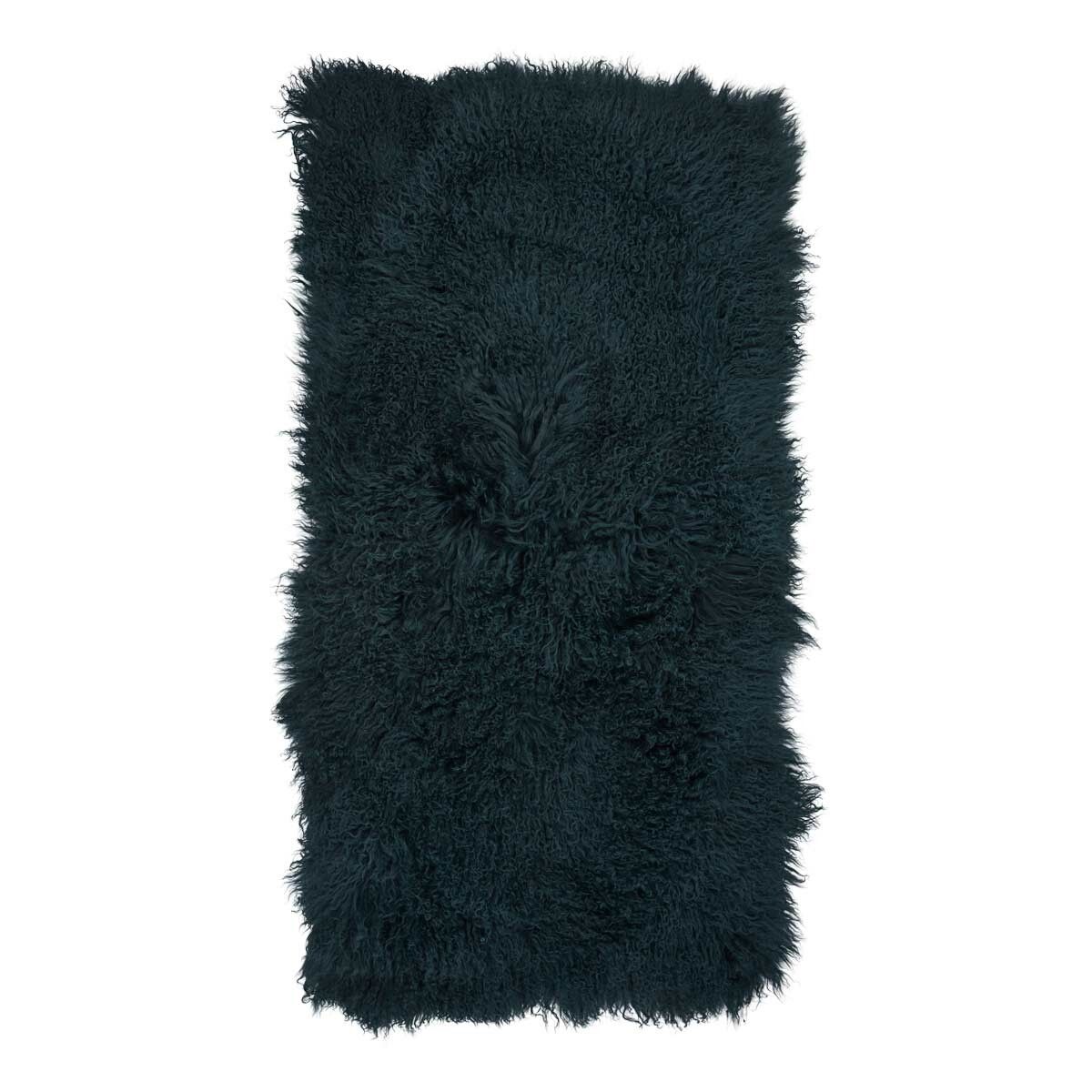 Lammskinnspläd | Lockigt | Tibet | 60x120 cm