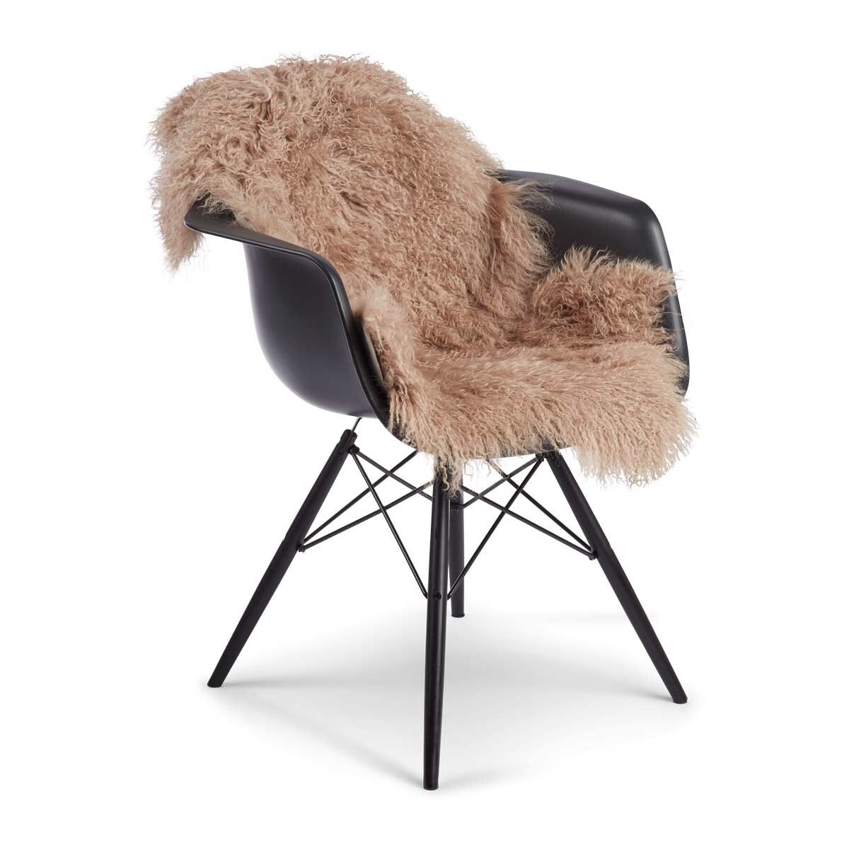 Lammskinn | Lockigt | Tibet | 135x50 cm