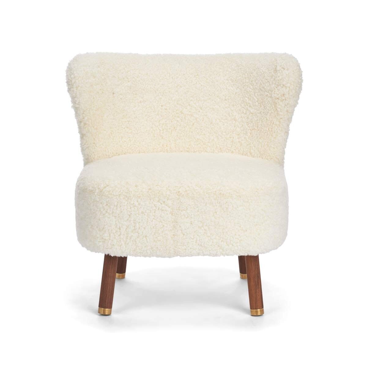 Emil Lounge Chair | Mässing | Korn