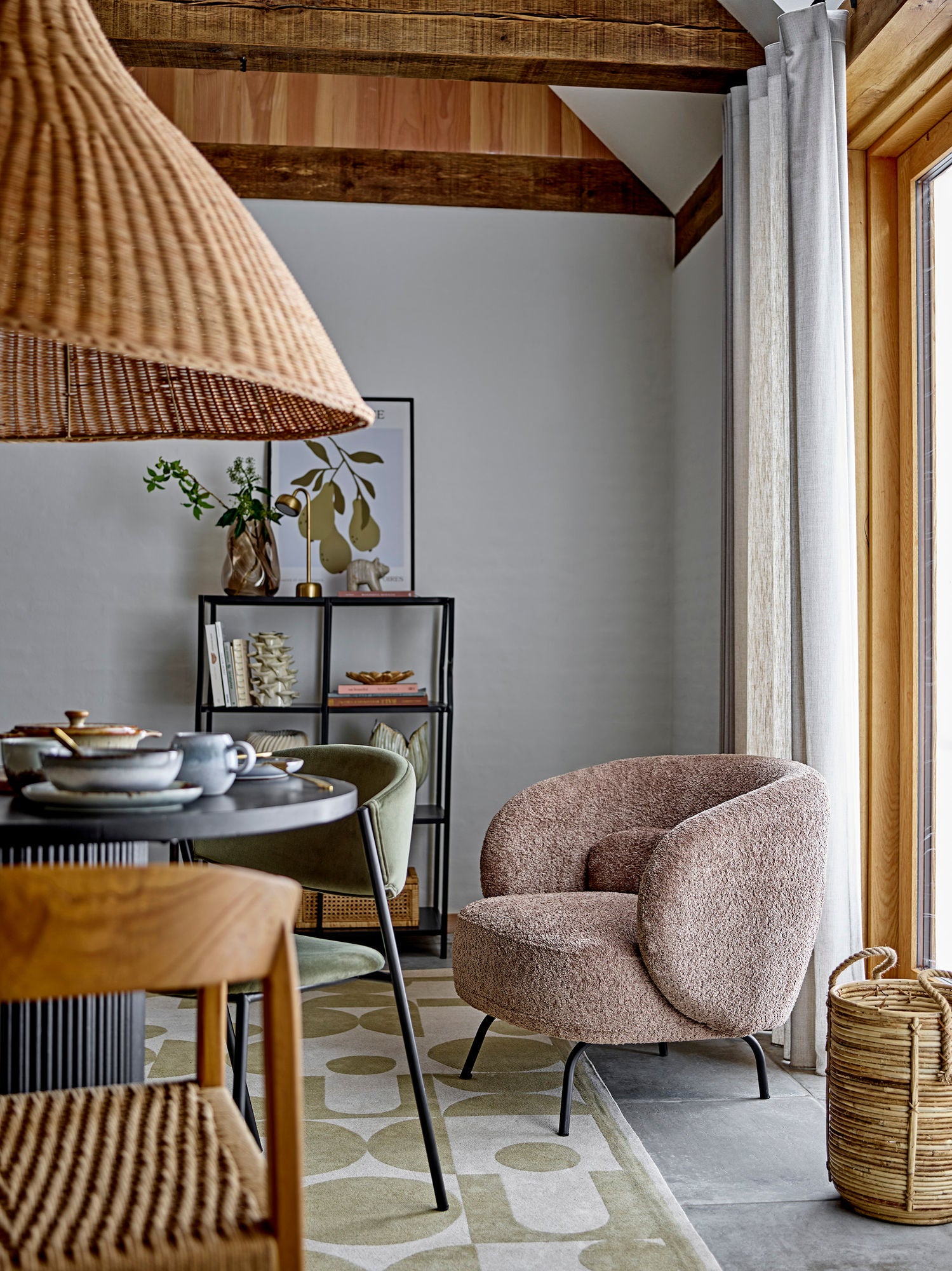 Bloomingville Nico Portable Lamp, laddningsbar, mässing, metall