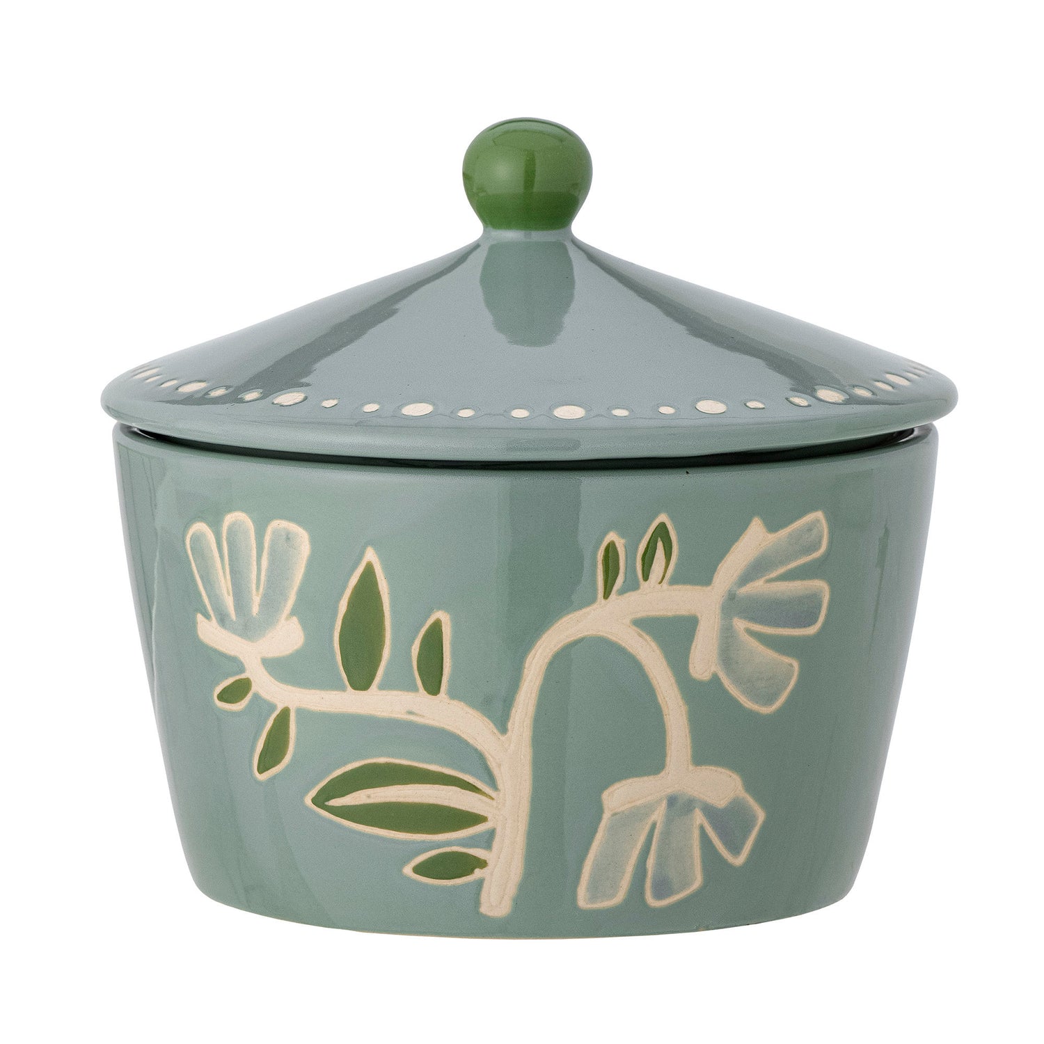 Creative Collection Tanger Jar w/lock, grönt, stengods