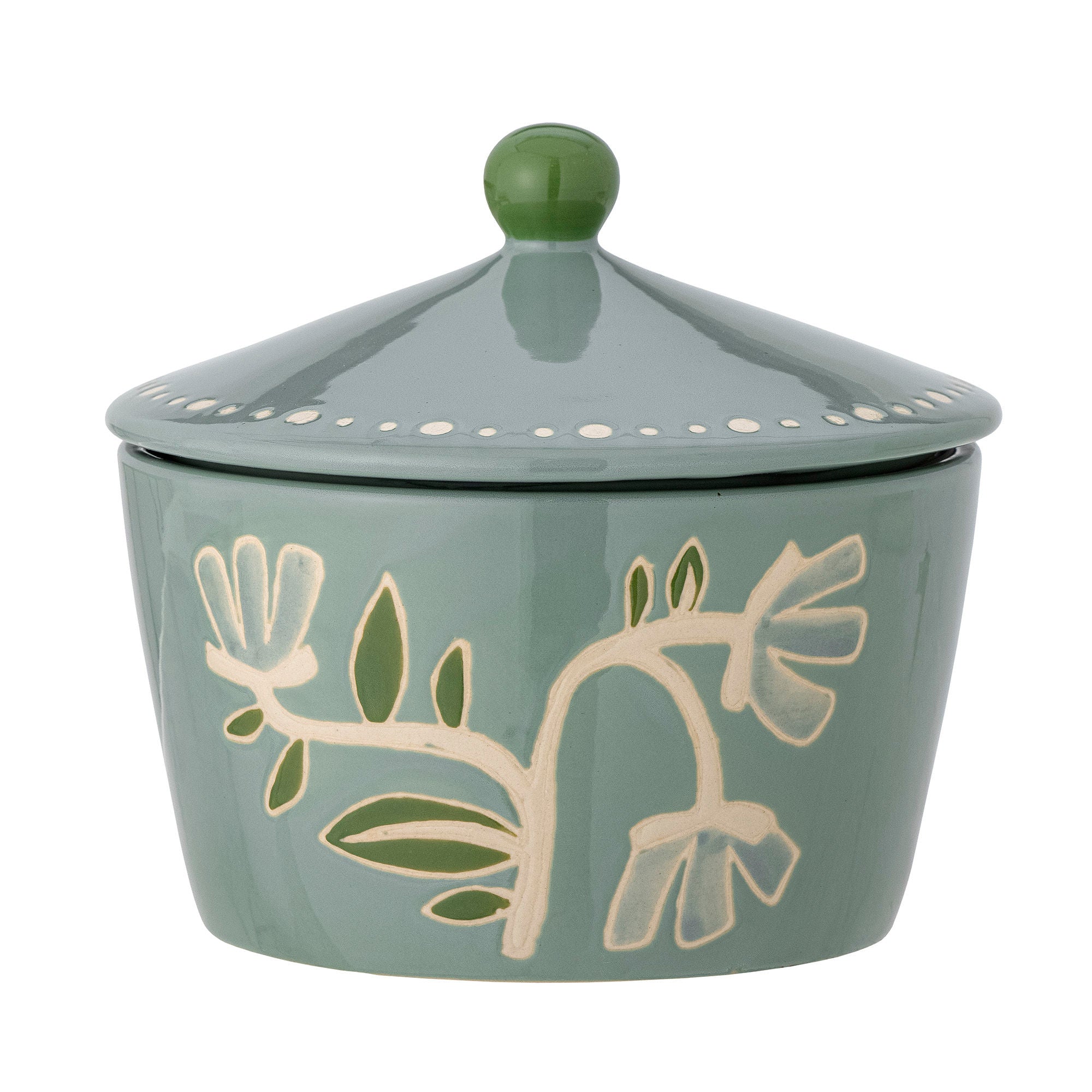 Creative Collection Tanger Jar w/lock, grönt, stengods
