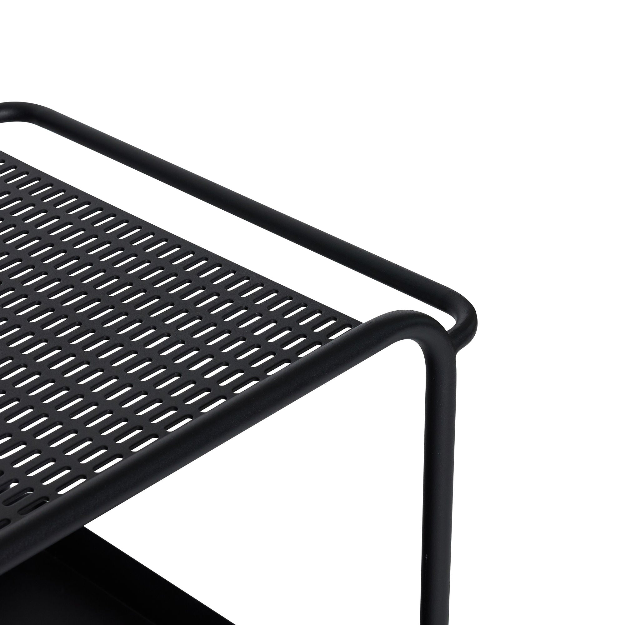 Hübsch push rullande bord svart