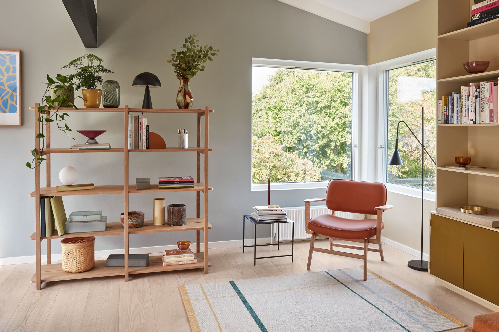 Mason Shelf dubbel stor natur - 150x45xh150cm