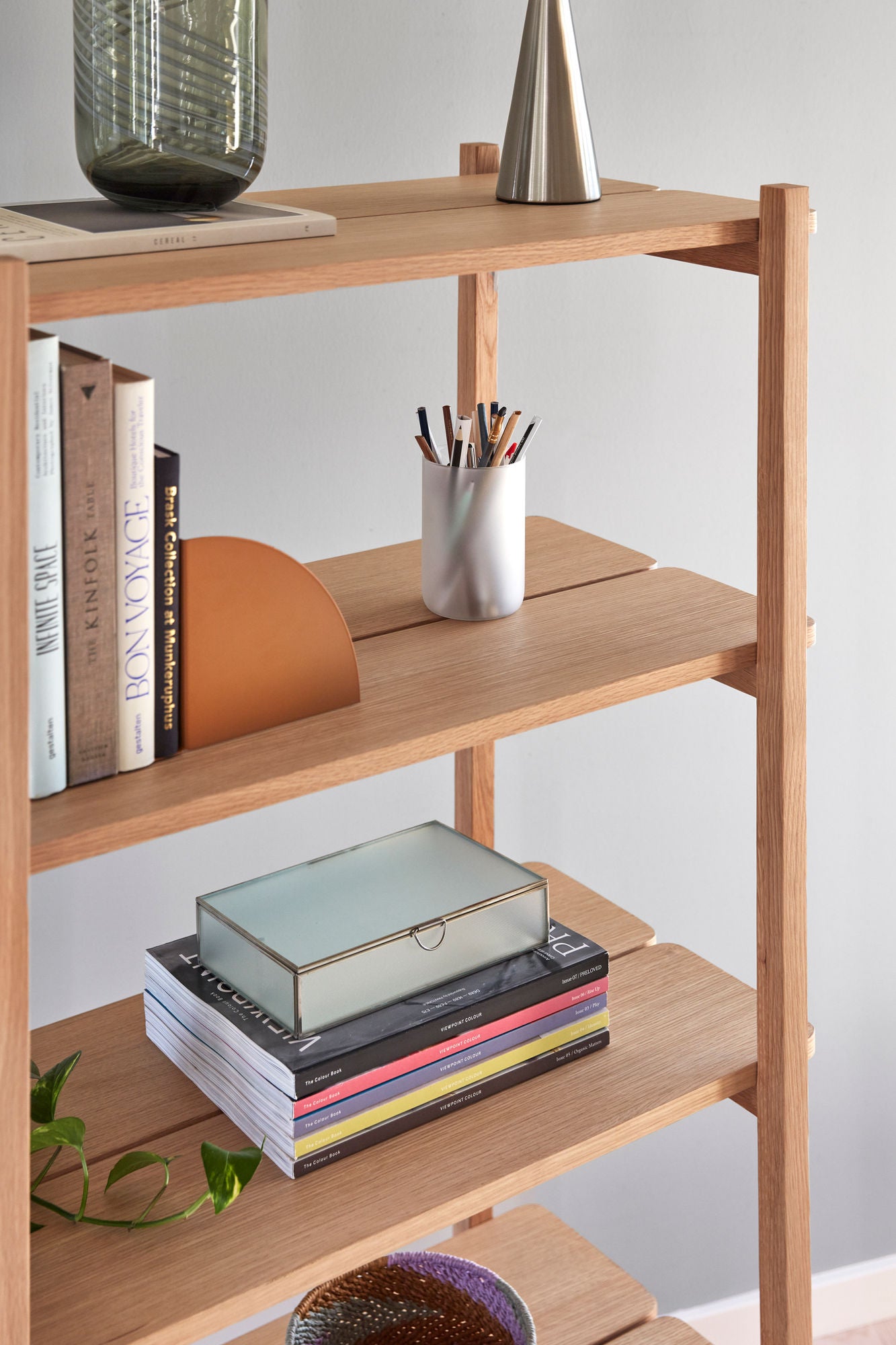 Mason Shelf dubbel stor natur - 150x45xh150cm