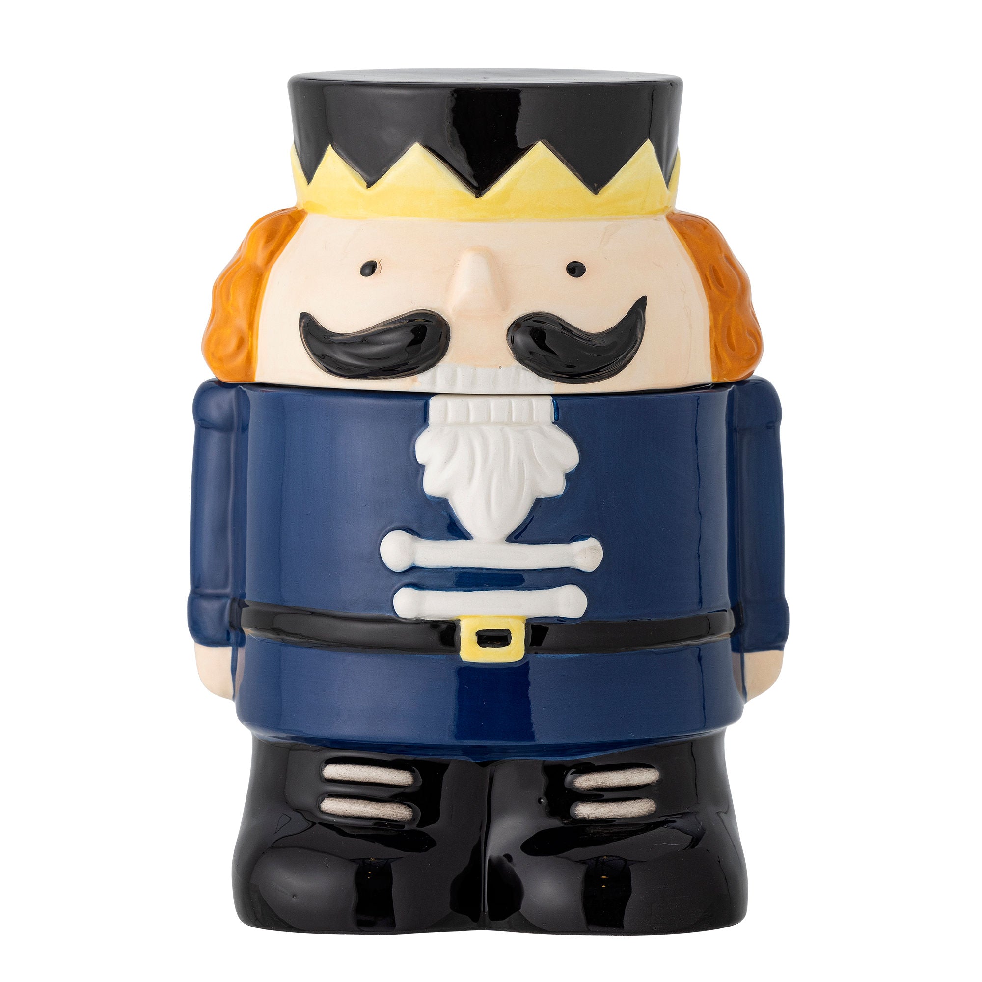 Bloomingville Feast Jar w/lock, blått, stengods