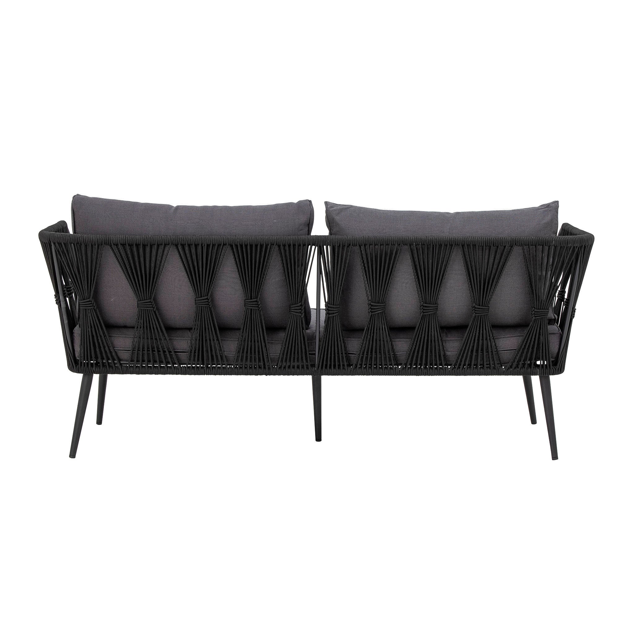 Bloomingville Pavone soffa, svart, metall