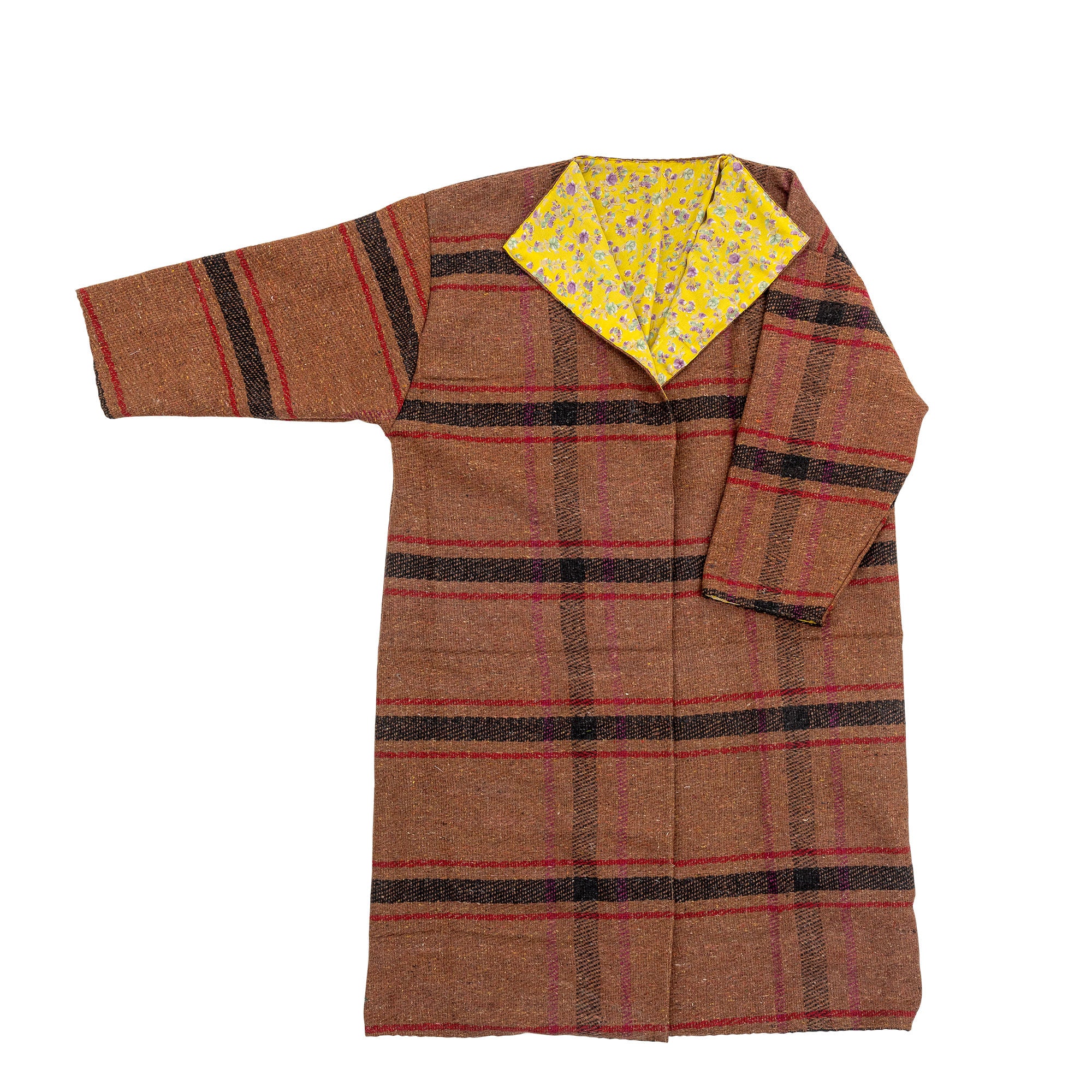 Creative Collection Rieti Kimono, Brown, Upcycleded