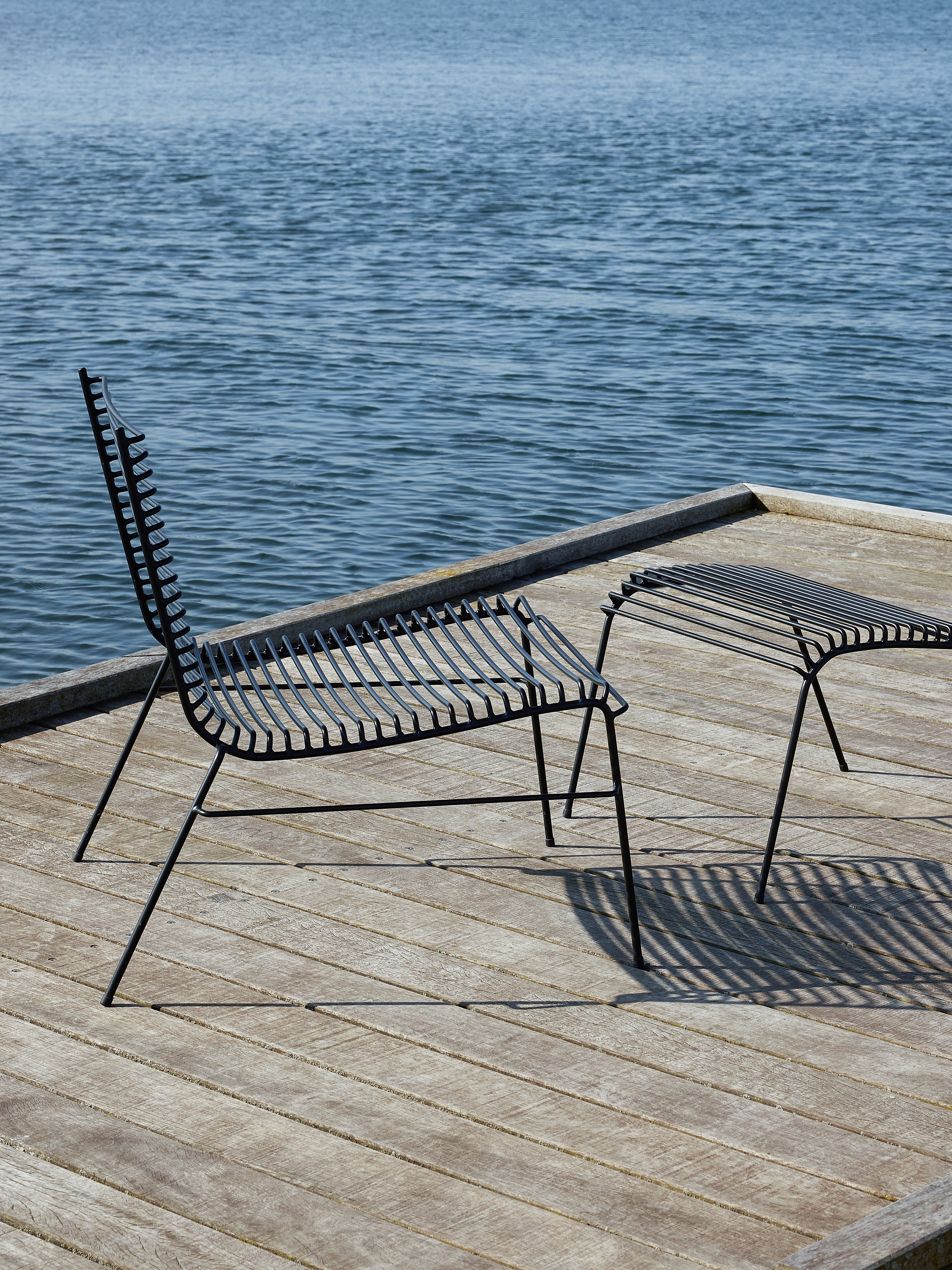String Lounge Chair Svart - 57x75xh80cm