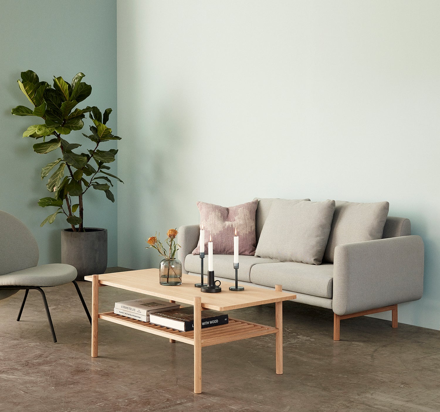 Samla loungestolen Gray - 66x67xh81cm