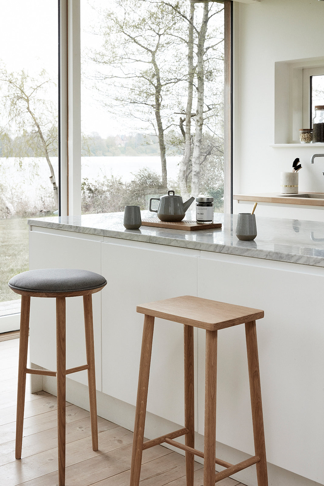 Folk Barstol Natural - 35x25xh72cm
