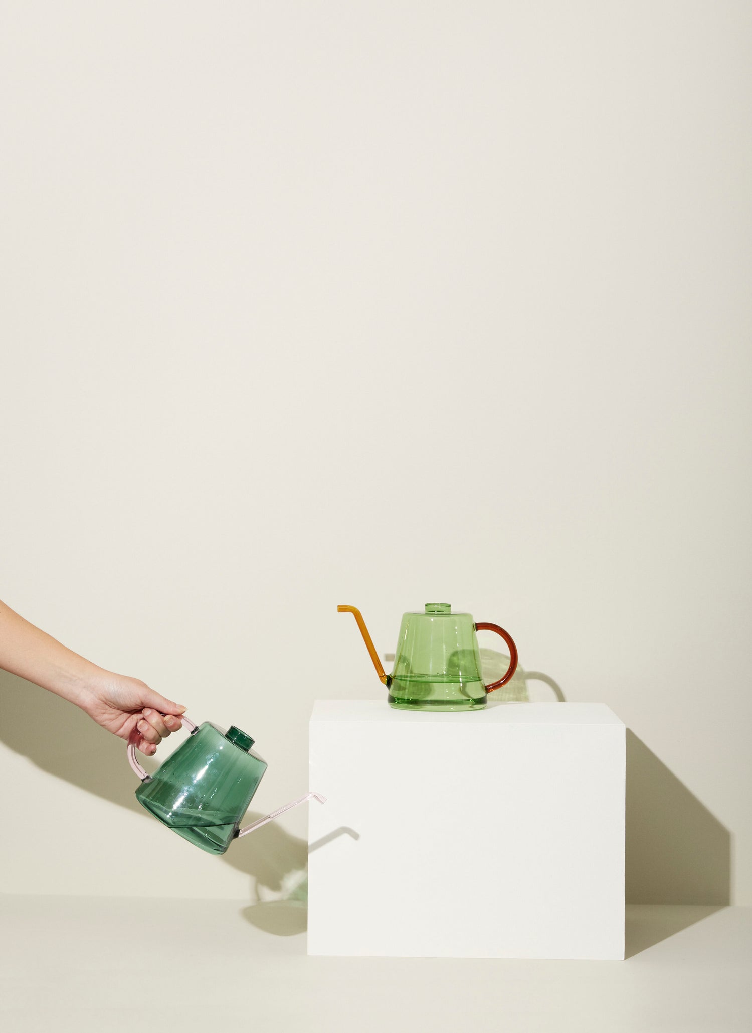 Flora Water Jug Dark Green - 24x14xh14cm