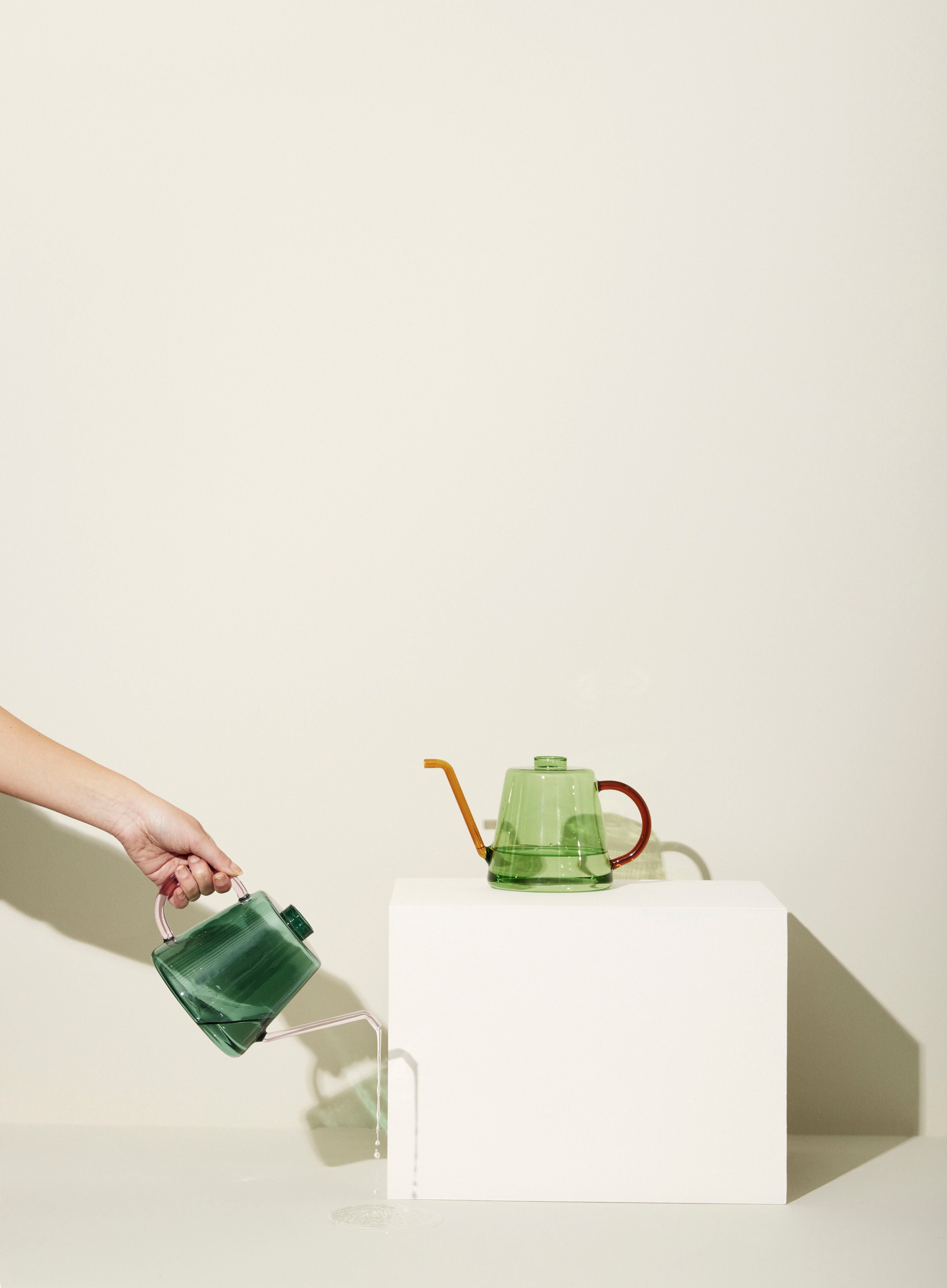 Flora Water Jug Dark Green - 24x14xh14cm