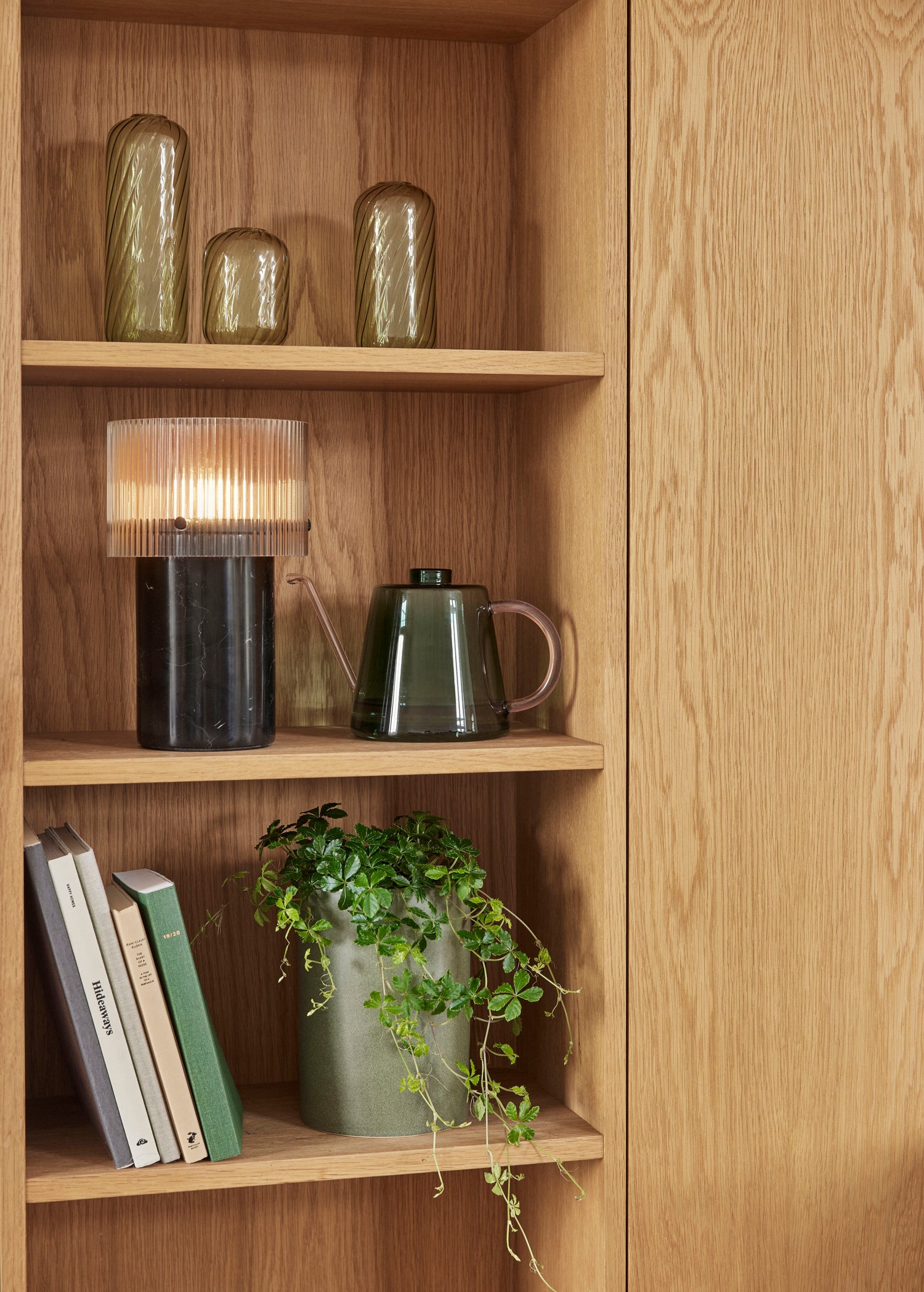 Flora Water Jug Dark Green - 24x14xh14cm