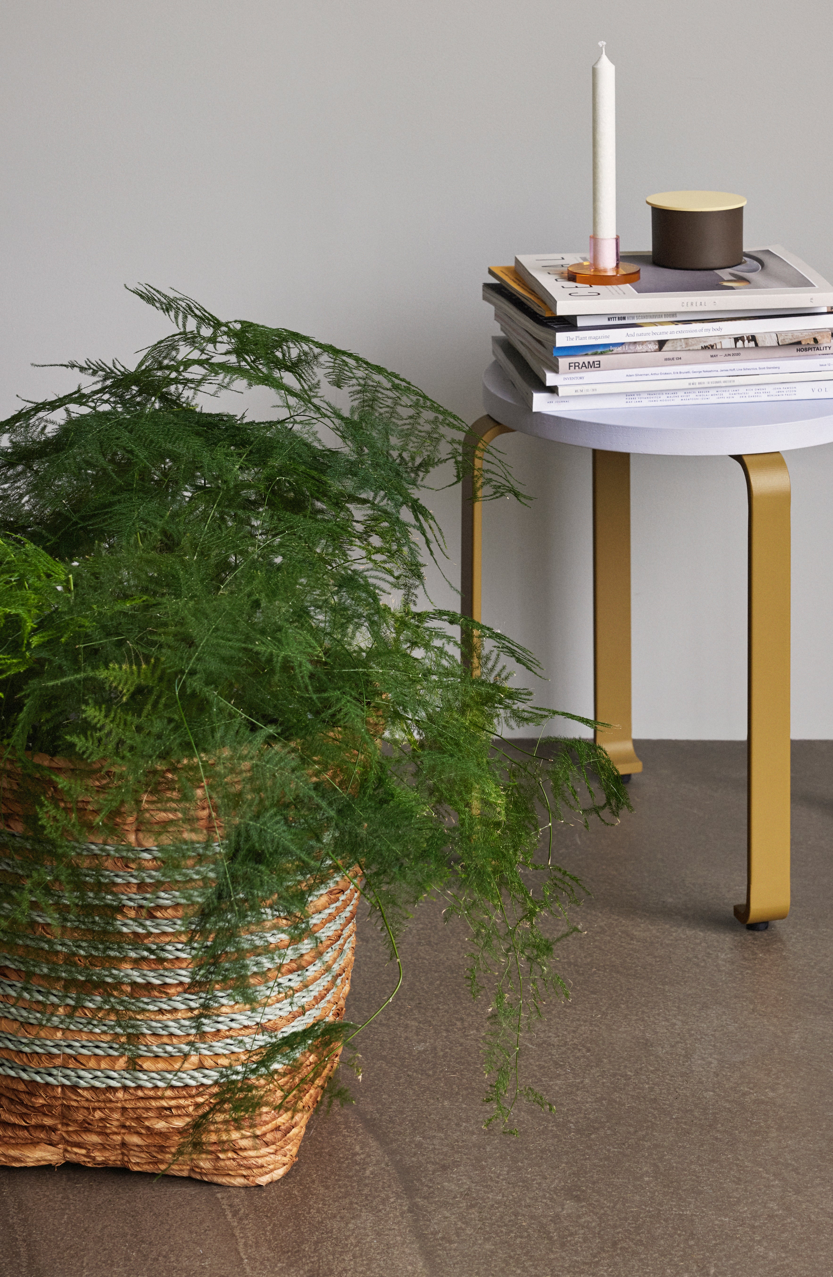 Smile Pall Lavendel/Khaki - ø46xh46,5cm