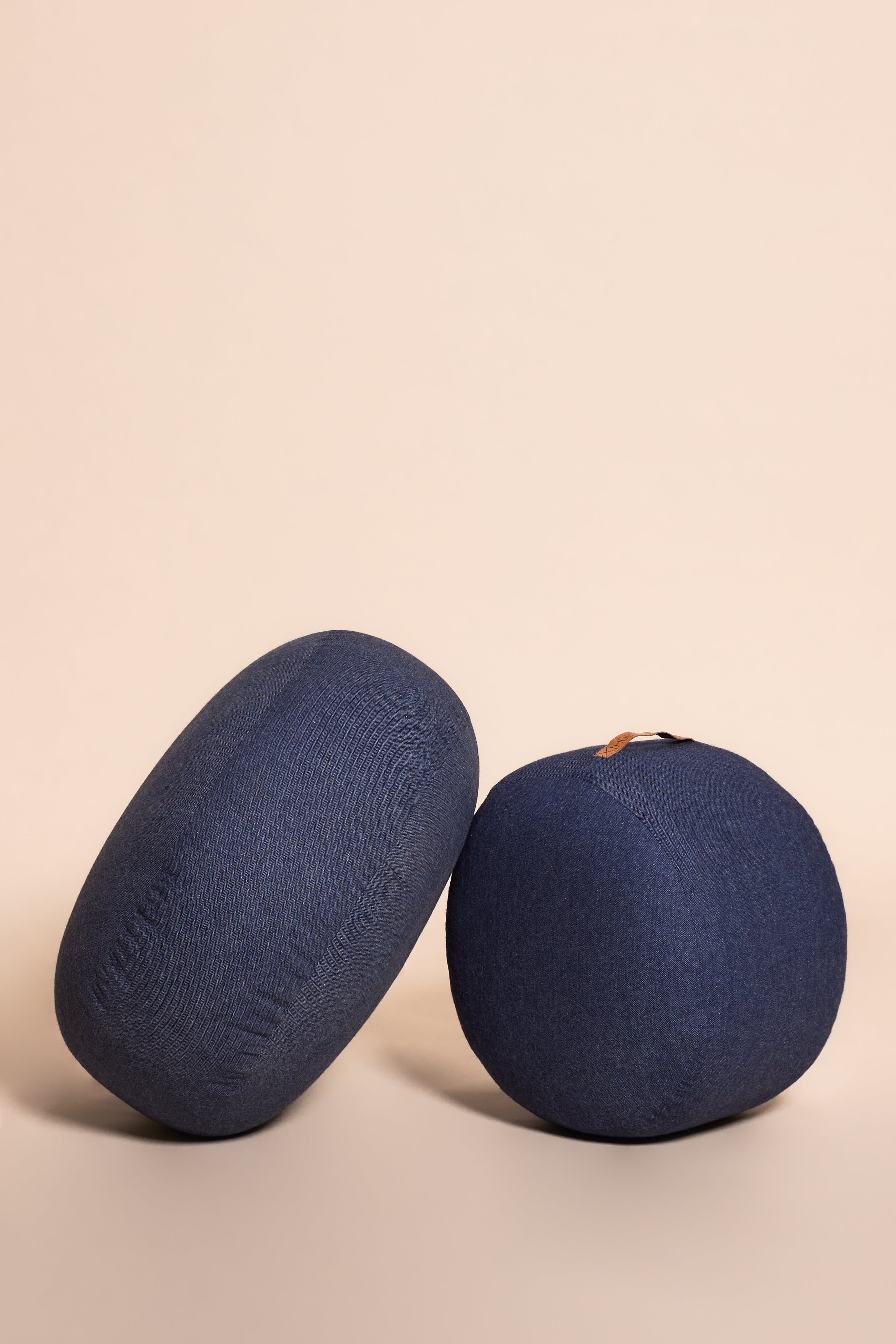 Mochi Puff Ø50 Blå - Ø50xh35cm