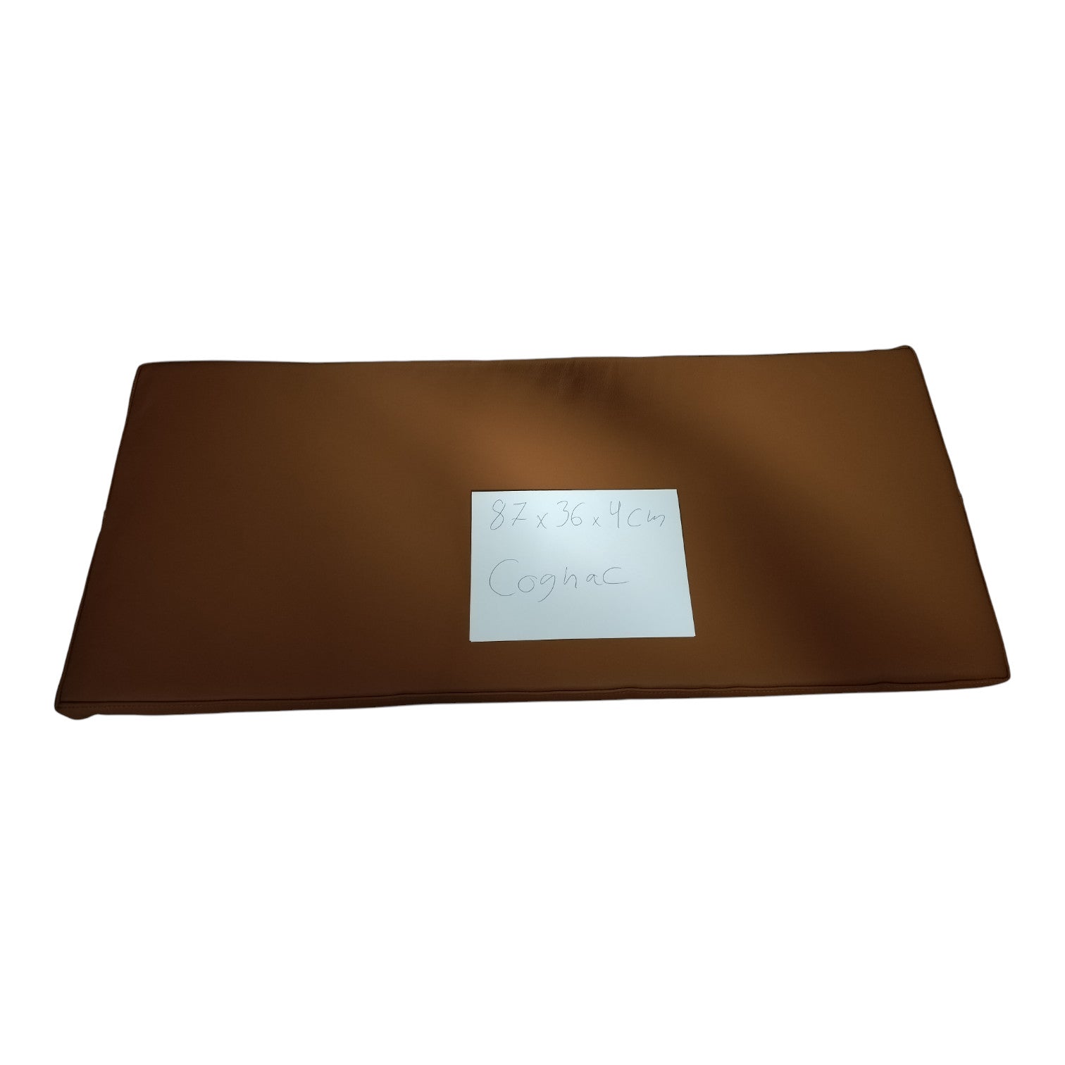 Återstående parti - 87x36x4 cm i cognac läder