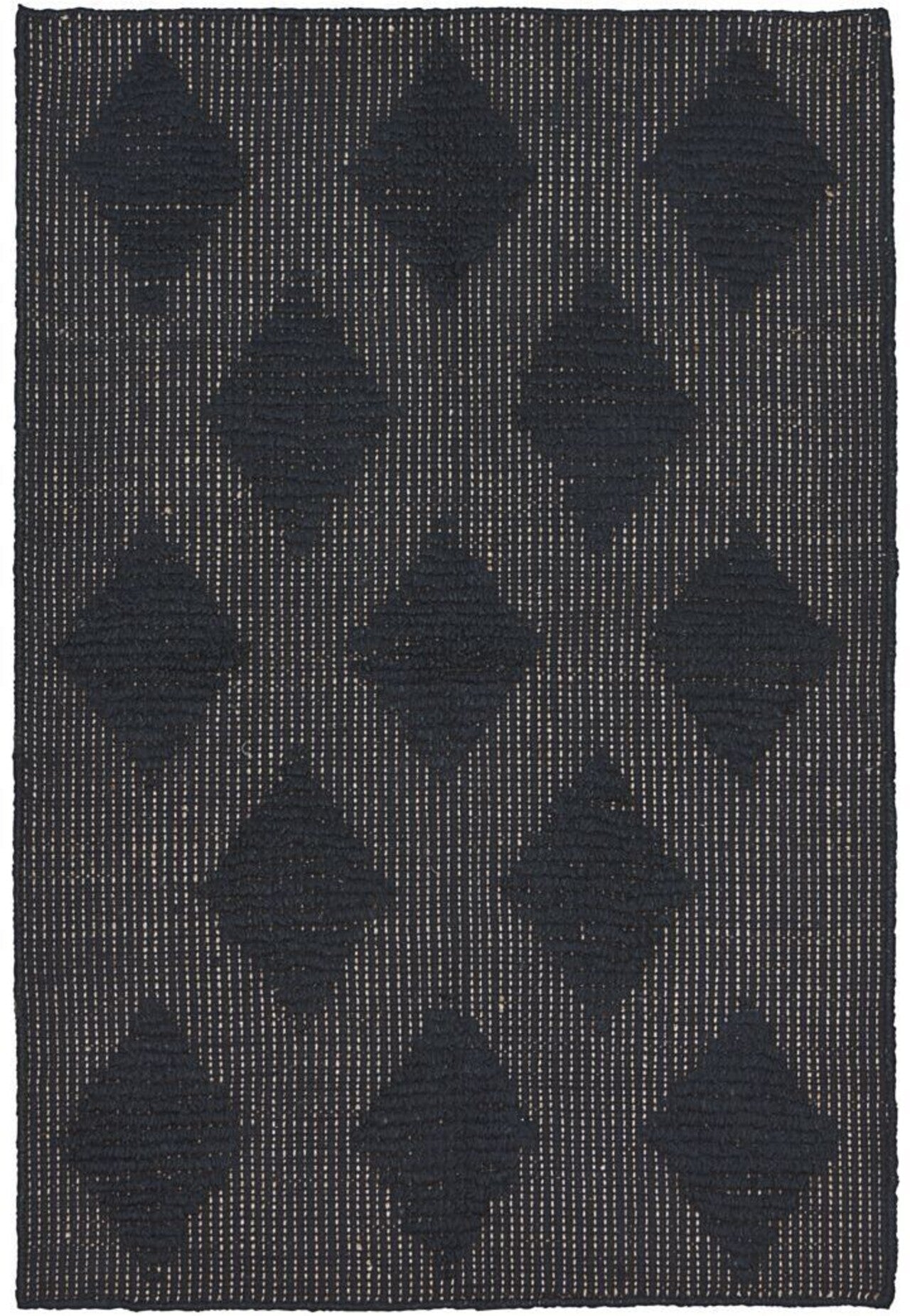 House Doctor Cubie Rug 85x130 cm, svart
