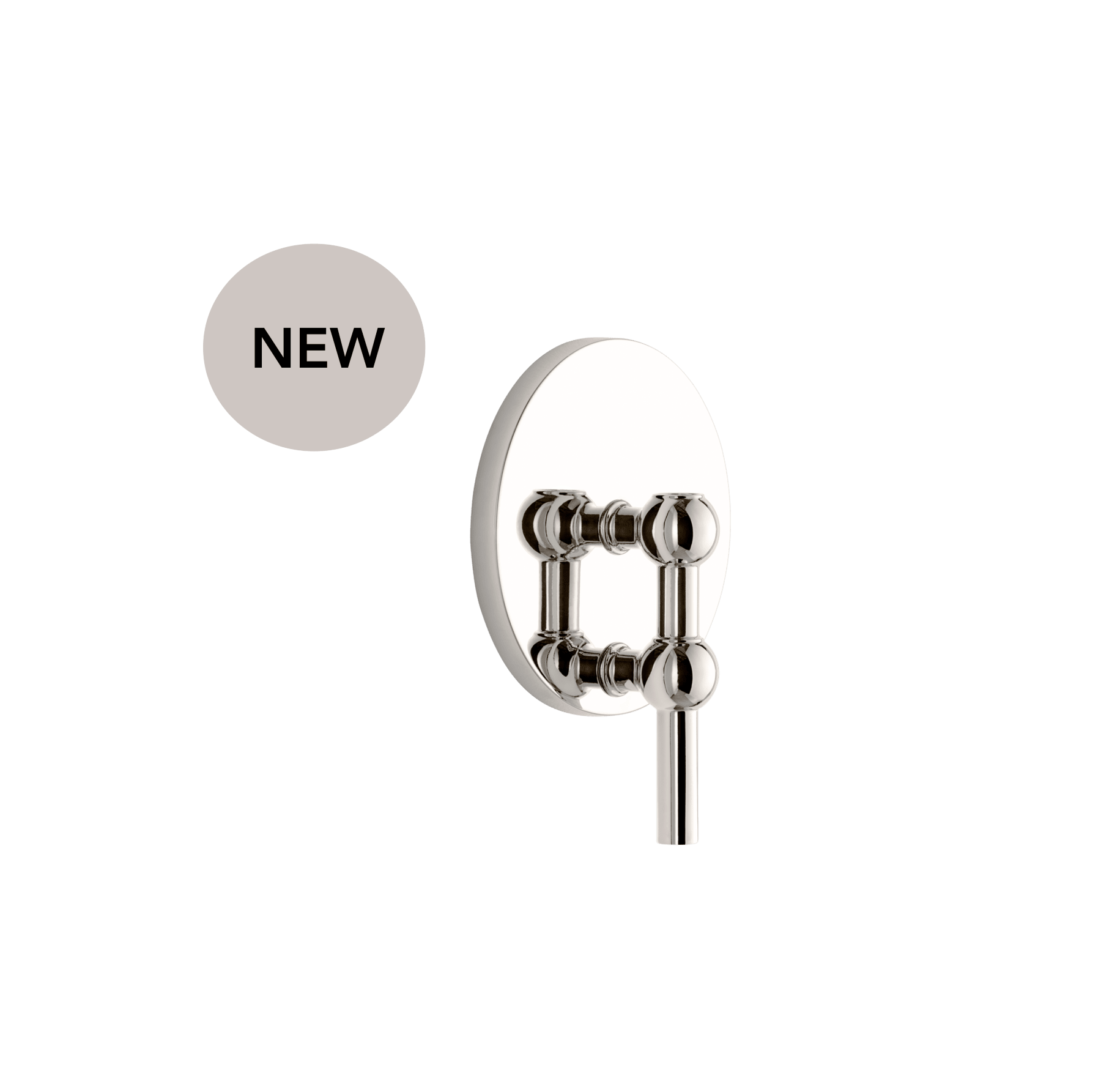 STOFF Nagel wall hanger chrome (væghængt) - STOFF - DesignGaragen.dk