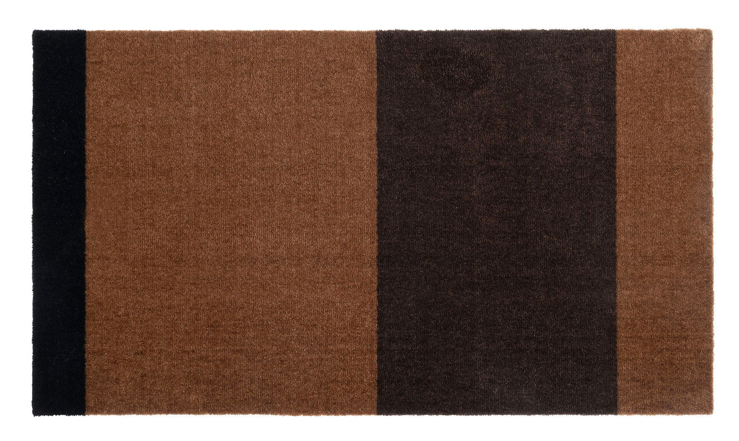 NYHED - STRIPES HORISONTAL - Cognac/Dark Brown/Black - Tica Copenhagen - DesignGaragen.dk