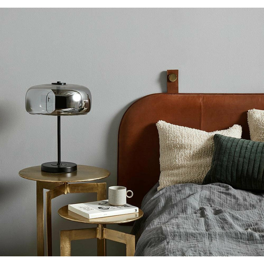 Onega Bed War / Back Cand in Leather - 181 cm - Brown