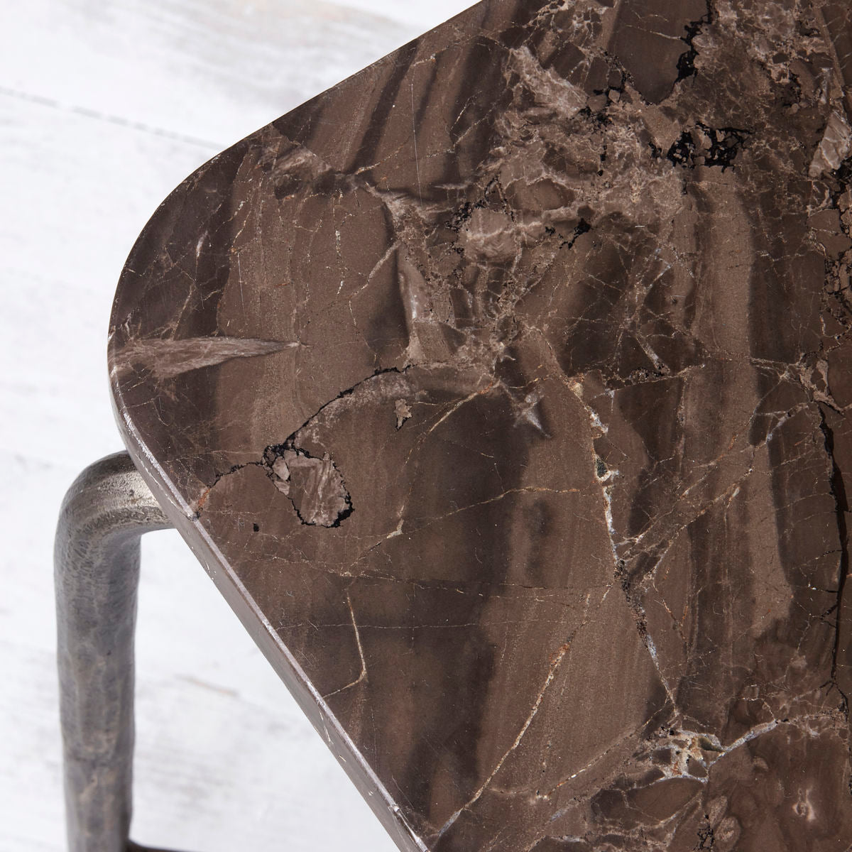 House Doctor - Soffbord, fyrkantigt, brunt - l: 80 cm, b: 80 cm, h: 45 cm