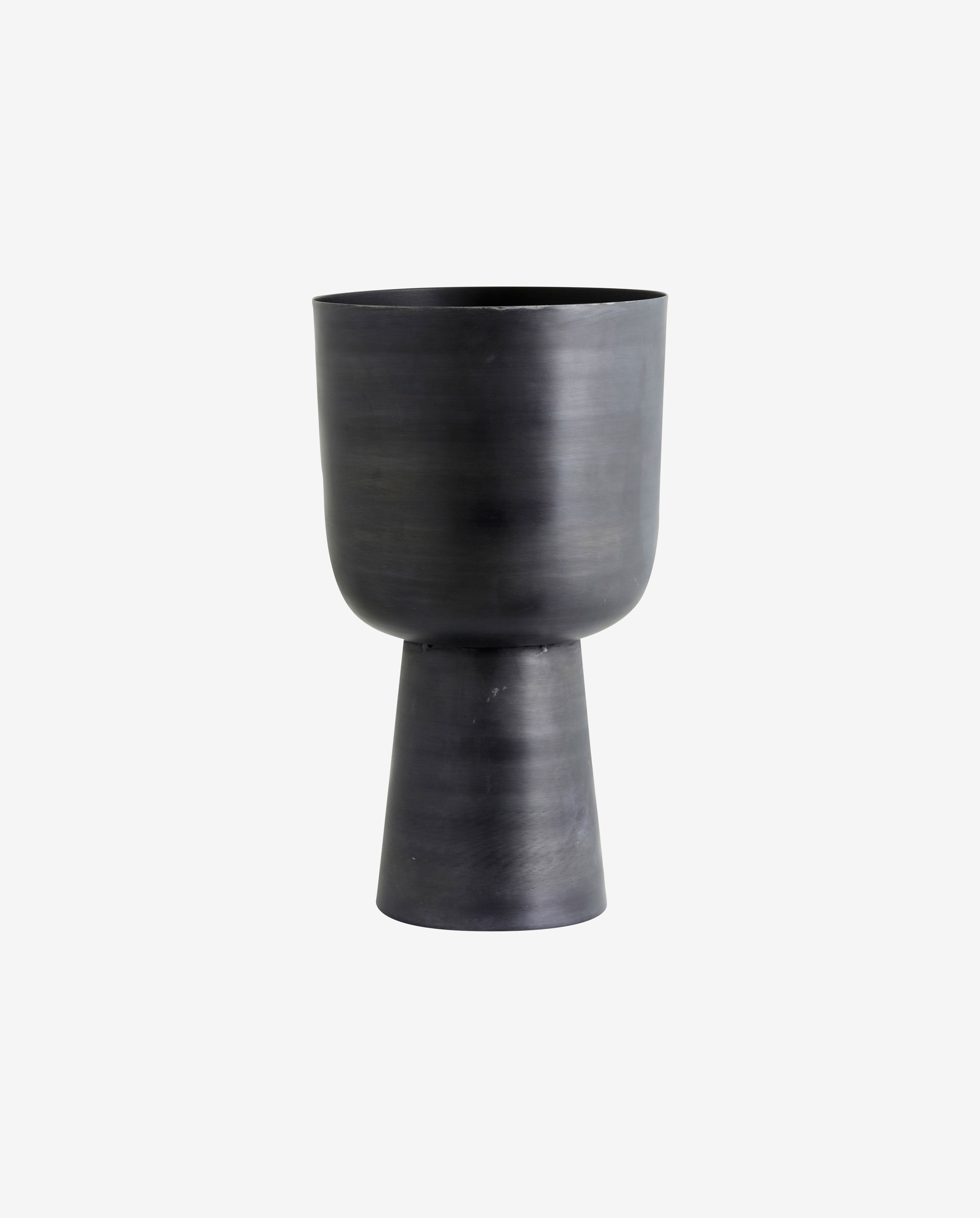 Galoa örtpott, L - Anthracite