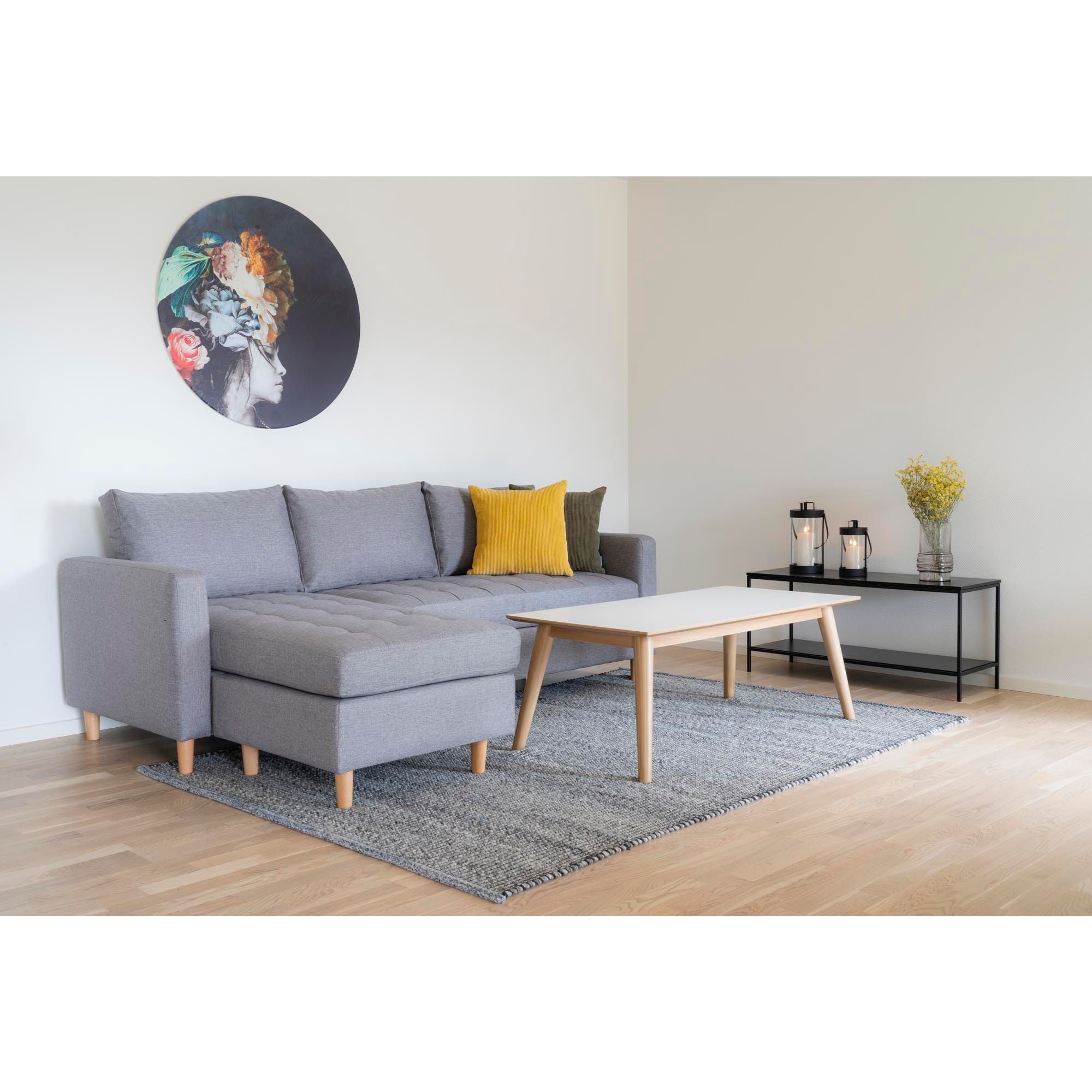 Copenhagen Soffbord - Soffbord i vitt och natur - 1 st