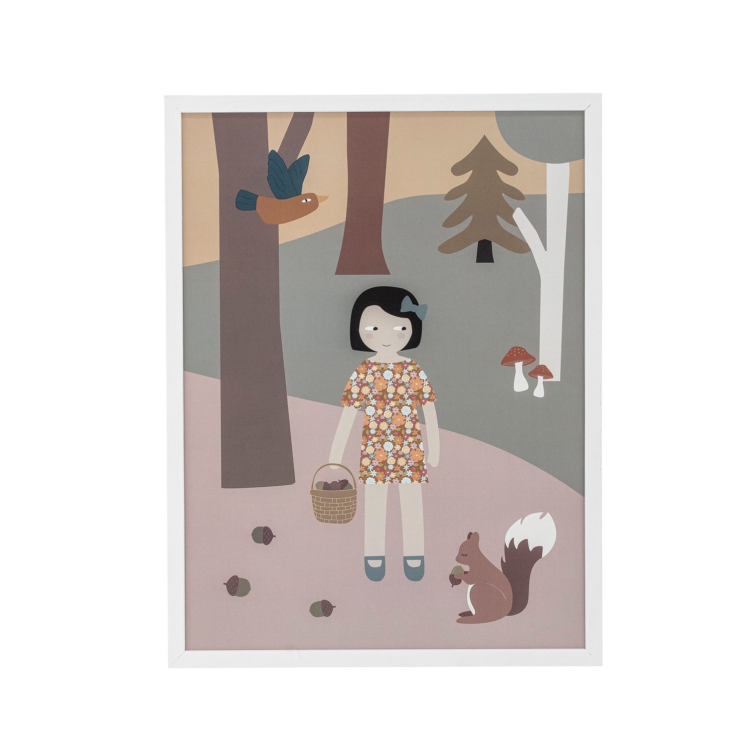 Bloomingville MINI Gytta Ramme, Hvid, Fyr - Bloomingville MINI - DesignGaragen.dk