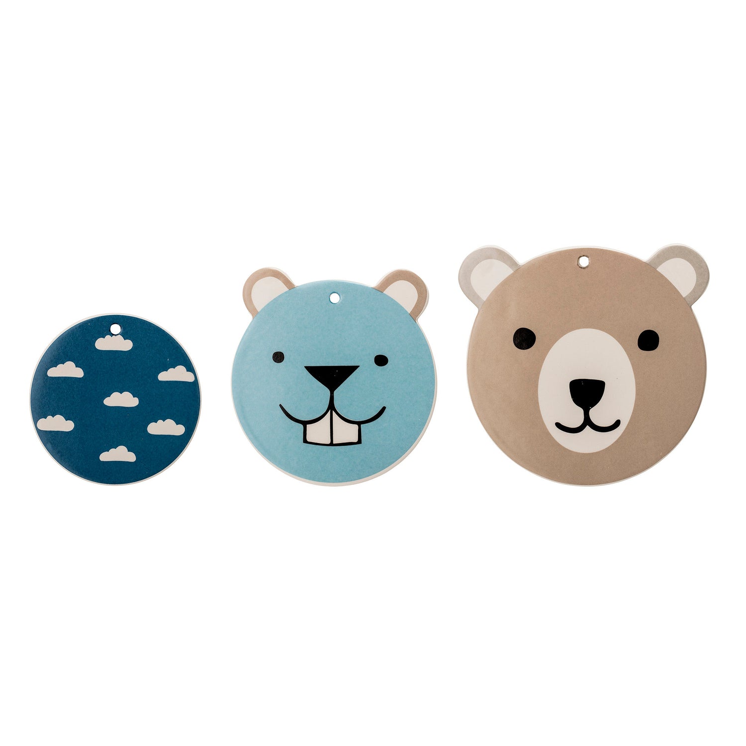 Bloomingville MINI Platte, Blå, Keramik - Bloomingville MINI - DesignGaragen.dk