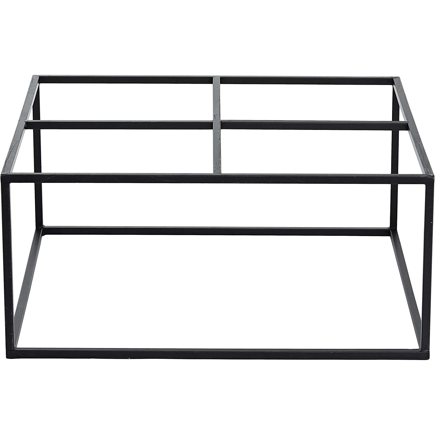 House Doctor Table Frame, Matte Black, 100x100 cm, H.: 45 cm