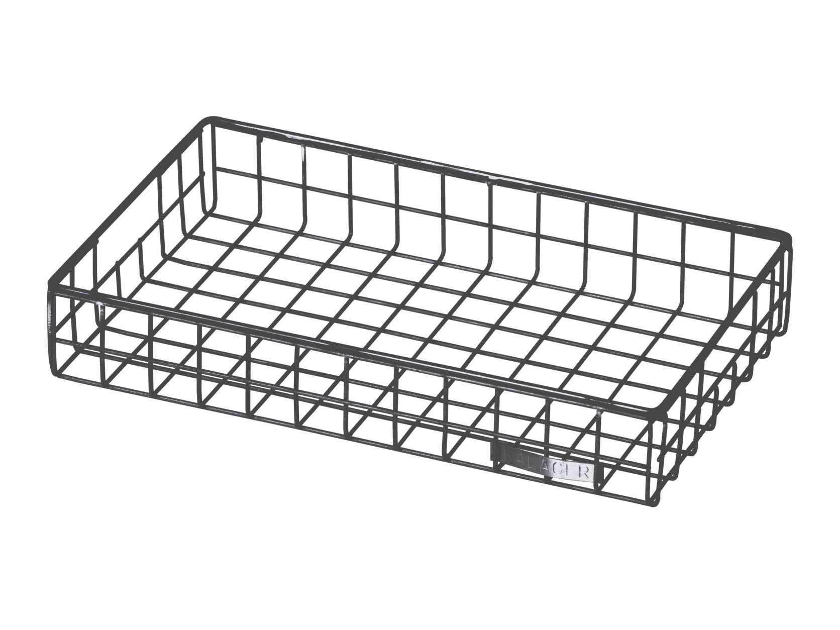 Kalager Design Wire Tray, Small, Alu Zink