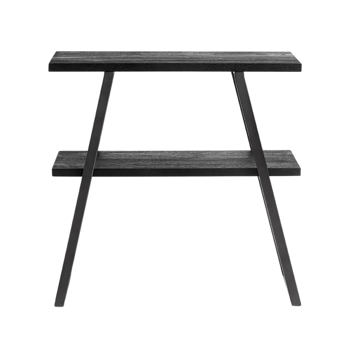 Muubs Konsolbord Quill S - Sort (LGB) - Jern/Mango træ - W: 75 H: 75 D: 30 cm - DesignGaragen.dk.