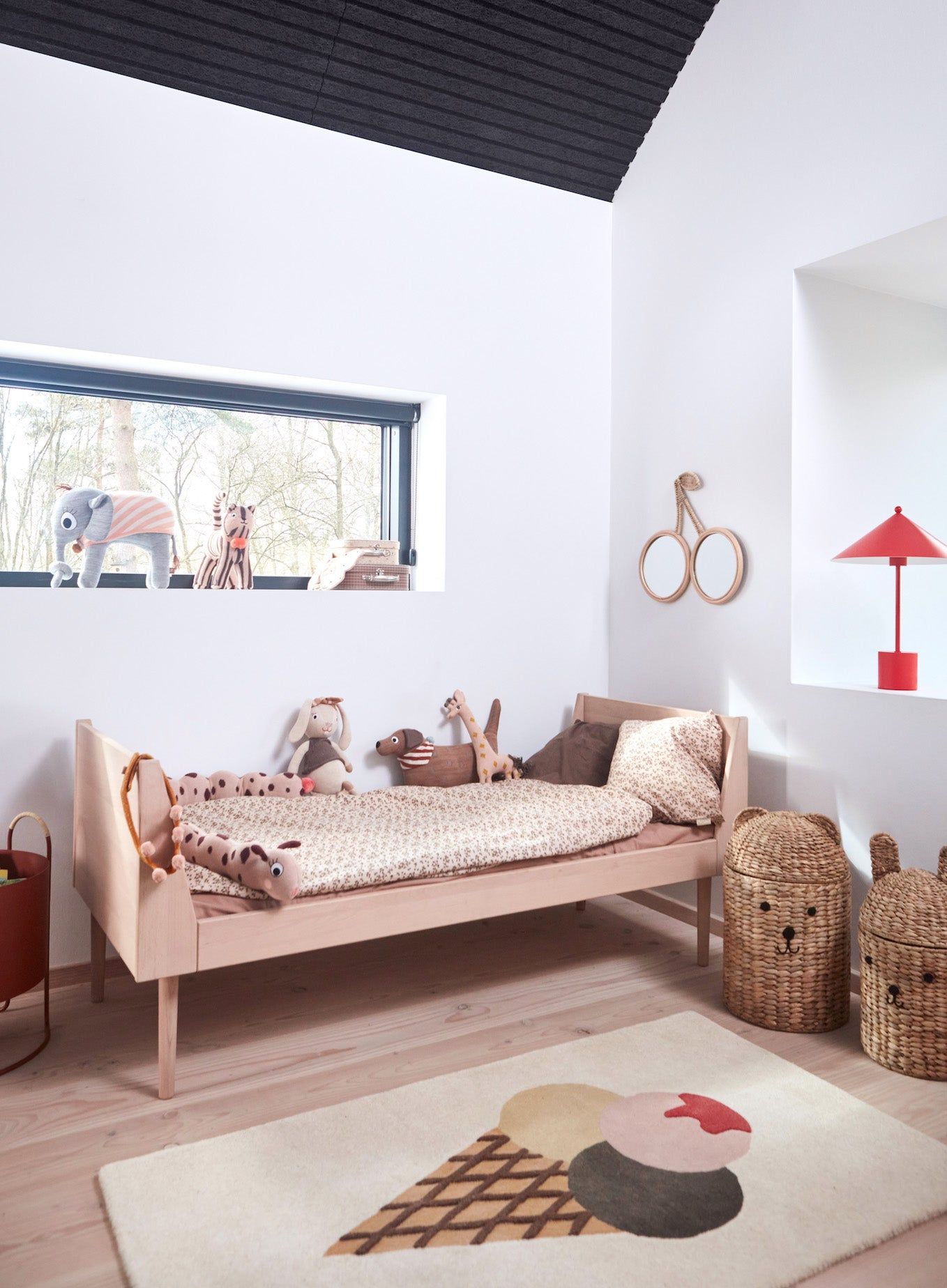 OYOY MINI Förvaringskorg för björn och kanin - set om 2