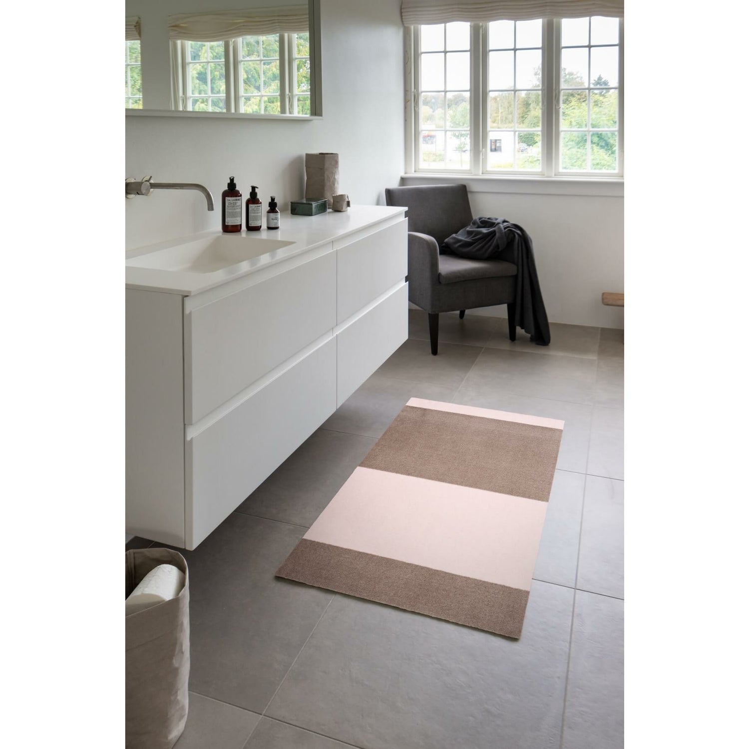 STRIPES HORISONTAL - SAND/LYS ROSA - Tica Copenhagen - DesignGaragen.dk