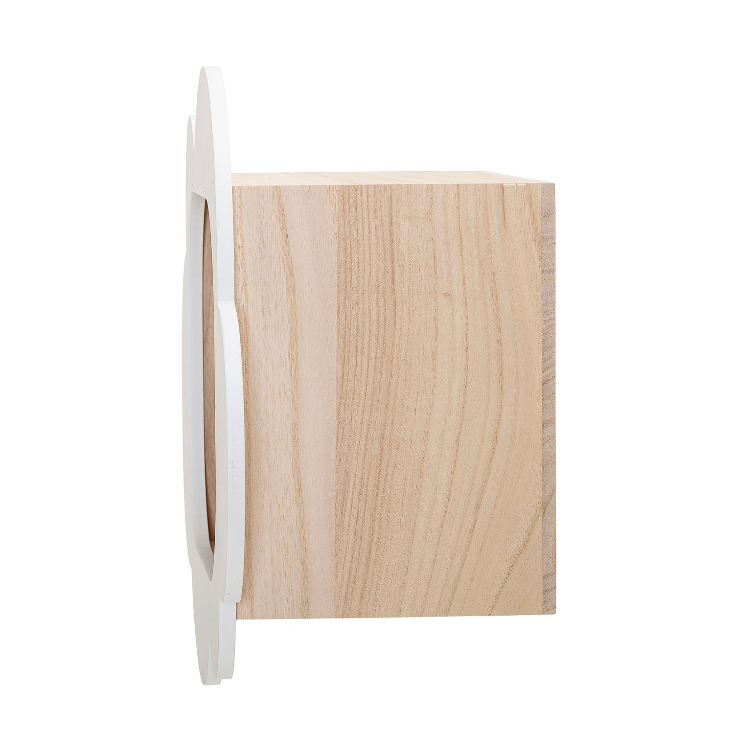 Shahin Display kasse, Hvid, Kejsertræ - L50xH37xW19 cm - BLOOMINGVILLE MINI - DesignGaragen.dk