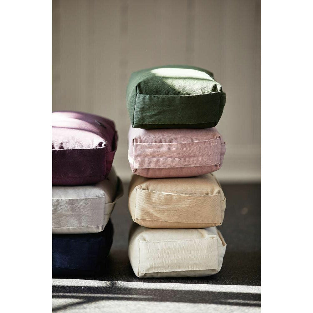 Nordal yoga och meditationsplatta - 40x20 cm - beige