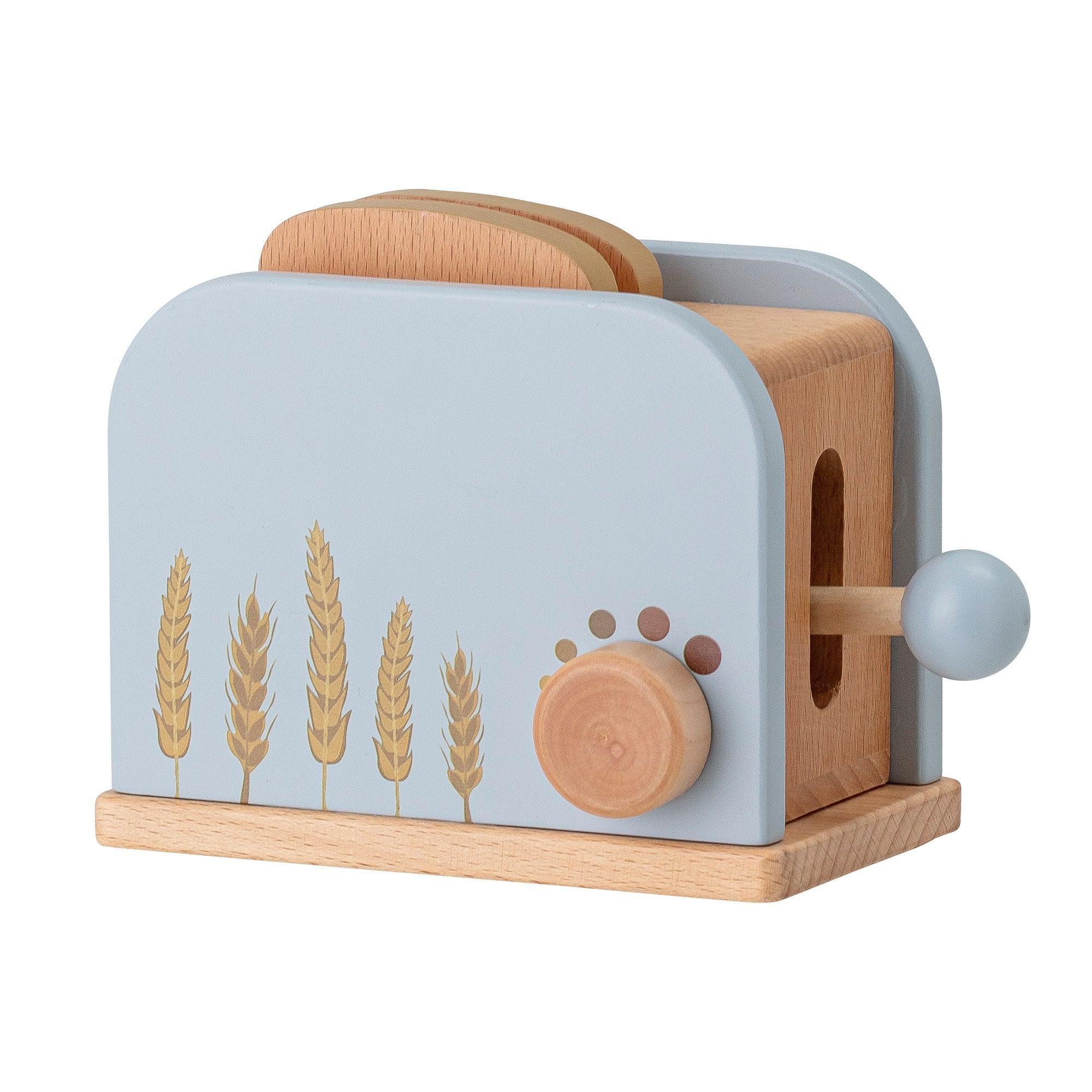 Adda Legetøjsmad, Blå, Bøg - L10xH9xW15 cm, Set of 7 - BLOOMINGVILLE MINI