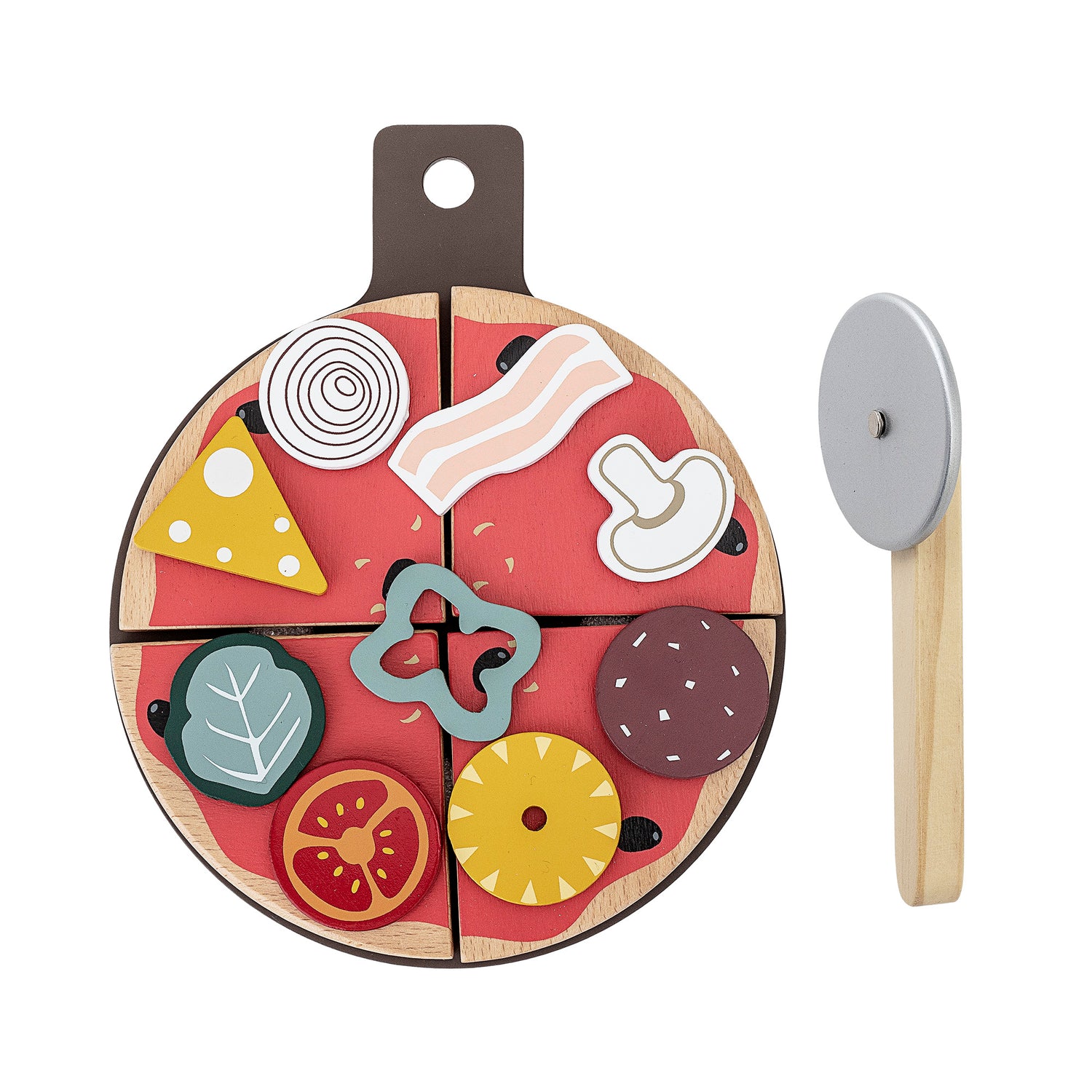 Talias Legetøjsmad, Rød, Bøg - L20xH3xW16 cm - BLOOMINGVILLE MINI - DesignGaragen.dk