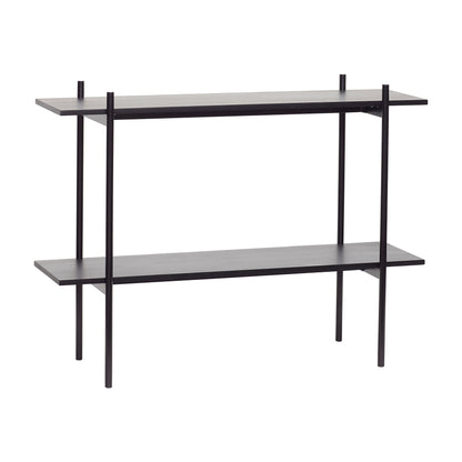 Normhylla singel liten svart - 120x40xh90cm