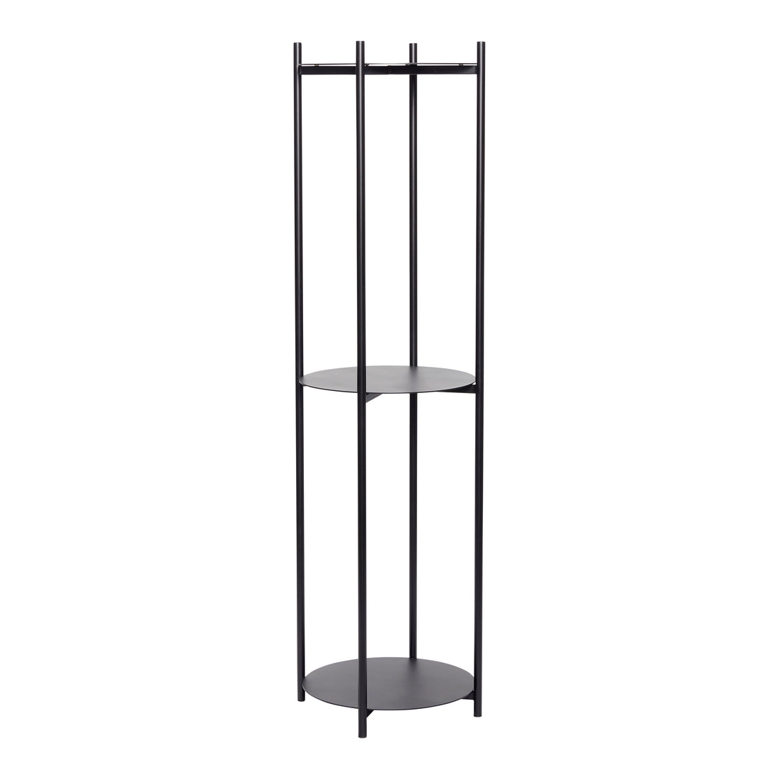 Normshelfcylinder svart - Ø44xh152cm